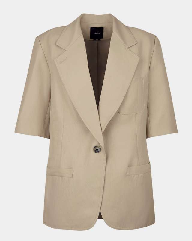 Oversized Short-Sleeve Blazer